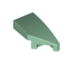 LEGO Sand Green Wedge 1 x 2 Right (29119)