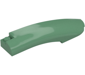 LEGO Sand Green Wedge 2 x 10 x 2 Right (4308 / 77182)