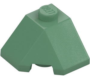 LEGO Sand Green Wedge 2 x 2 (45°) Corner (13548)