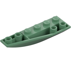 LEGO Sandgrün Keil 2 x 6 Doppelt Invers Links (41765)