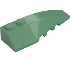 LEGO Sand Green Wedge 2 x 6 Double Right (5711 / 41747)