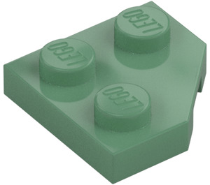 LEGO Sandgrün Keil Platte 2 x 2 Cut Ecke (26601)