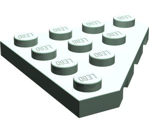 LEGO Zandgroen Wig Plaat 4 x 4 Hoek (30503)
