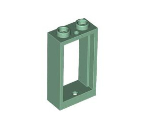 LEGO Sand Green Window Frame 1 x 2 x 3 without Sill (3662 / 60593)