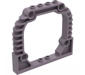 LEGO Sand Purple Arch 1 x 8 x 6 with Ribs (30528)