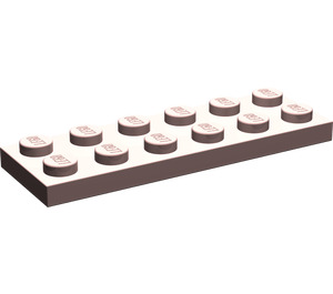 LEGO Rouge Sable assiette 2 x 6 (3795)