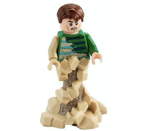 LEGO Sandman con Partial Sand Form Minifigure