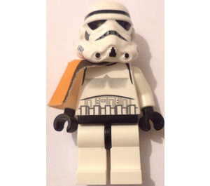 LEGO Sandtrooper mit Orange Pauldron und Stormtrooper Helm Minifigur mit gepunktetem Mund