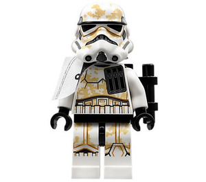 LEGO Sandtrooper jossa Valkoinen Pauldron Minihahmo