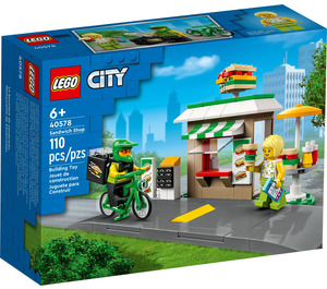 LEGO Sandwich Shop 40578 Packaging