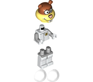 LEGO Sandy Cheeks con Bianco Gambe Minifigure