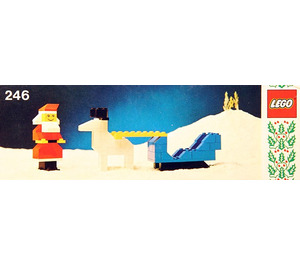 LEGO Santa und Sleigh 246-2