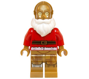 LEGO Santa C-3PO minifiguur