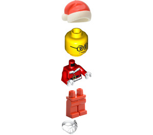 LEGO Santa Claus (City Advent kalender) minifiguur