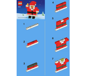 LEGO Santa Claus 40001 Instructions