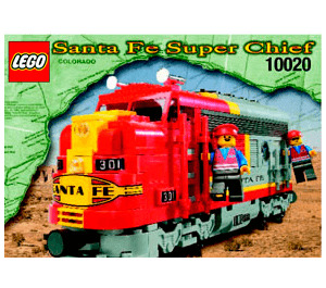 LEGO Santa Fe Super Chief Set 10020-1 Instructions