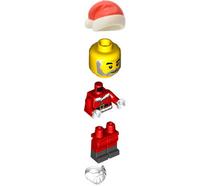 LEGO Santa Minifigur