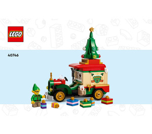 LEGO Santa's Delivery Truck 40746 Instrucciones