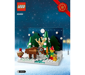 LEGO Santa's Voorkant Yard 40484 Instructions