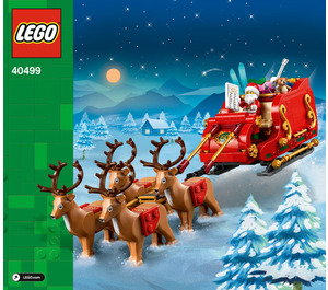 LEGO Santa's Sleigh Set 40499 Instructions