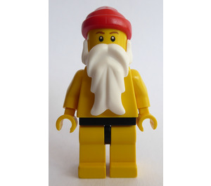 LEGO Julemanden med Gul Torso, Gul Ben og Sort Hofter Minifigur