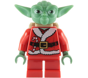 LEGO Santa Yoda minifiguur