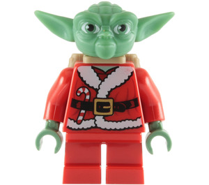 LEGO Weihnachtsmann Yoda Minifigur