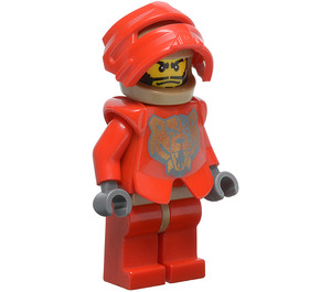 LEGO Santis mit Golden Bär Kopf Muster und Dark Stone Hände Minifigur