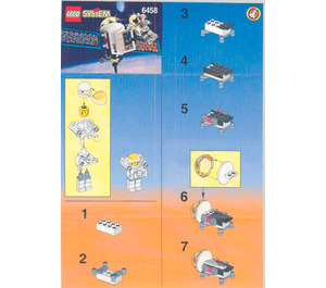 LEGO Satellite with Astronaut Set 6458 Instructions