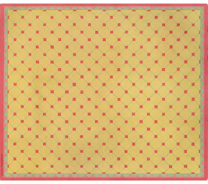 LEGO Scala Baseplate Paper with Pink Square Quilted for Set 3242 (71479)