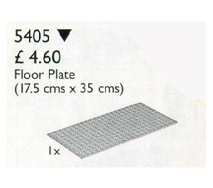 LEGO Scala Floor Platte 17.5 x 35 cm 5405