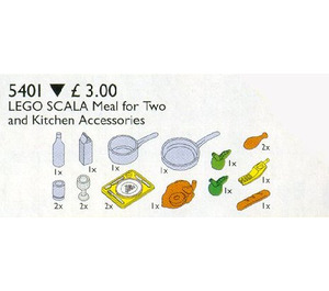 LEGO Scala Kitchen Accessories Set 5401