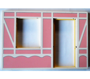 LEGO Scala Wall 40 x 2 x 22 2/3 with Window and Door