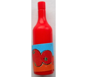 LEGO Scala Wine Bottle with Tomatoes Sticker (33011)