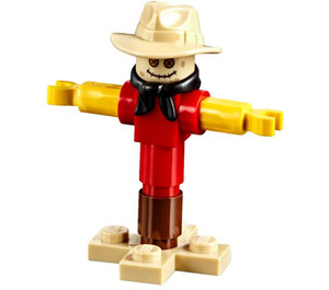 LEGO Scarecrow met Fedora Hoed Minifiguur