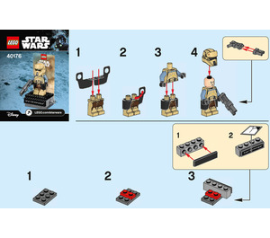 LEGO Scarif Stormtrooper 40176 Instructions