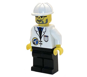 LEGO Scientist med Hjälm Minifigur