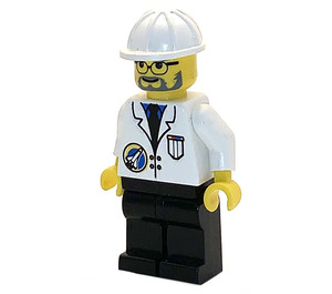 LEGO Scientist met Helm minifiguur