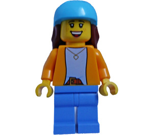 LEGO Scooter Girl Minifigure