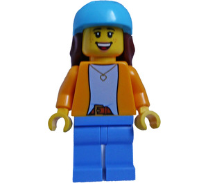 LEGO Scooter Girl minifiguur