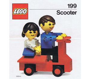 LEGO Scooter Set 199 Instructions