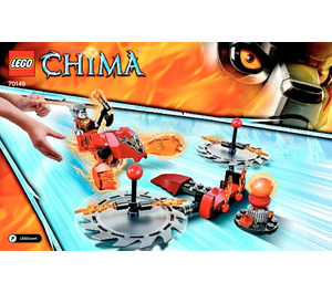 LEGO Scorching Lames 70149 Instructions
