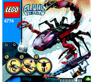 LEGO Scorpion Orb Launcher Set 4774 Instructions