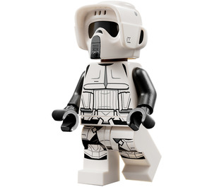 LEGO Scout Trooper (Female) with Black Arms Minifigure