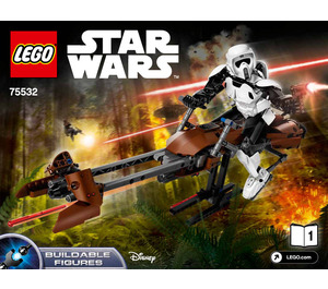 LEGO Scout Trooper & Speeder Bike Set 75532 Instructions