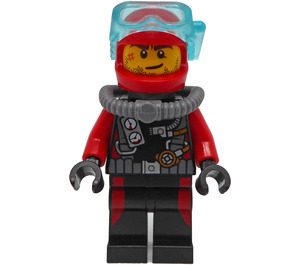 LEGO Scuba Diver, Mann uten Flippers Minifigur