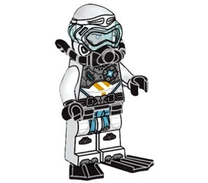 LEGO Scuba Zane Minifiguur