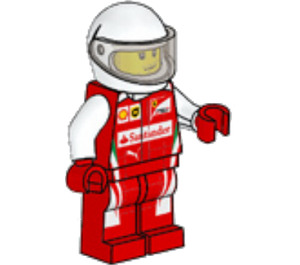 LEGO Scuderia Ferrari SF16-H Driver minifiguur