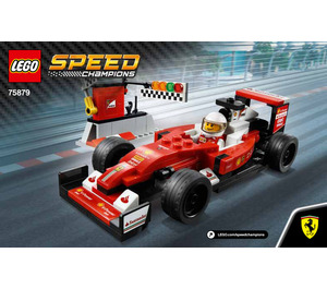 LEGO Scuderia Ferrari SF16-H Set 75879 Instructions