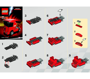 LEGO Scuderia Ferrari Truck Set 30191 Instructions